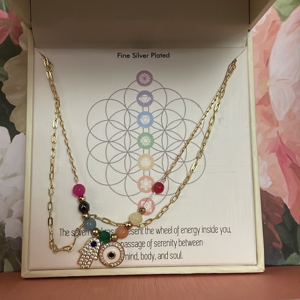 Brand New Isabella M. Necklace (Fine Silver Plated) - Picture 3 of 4